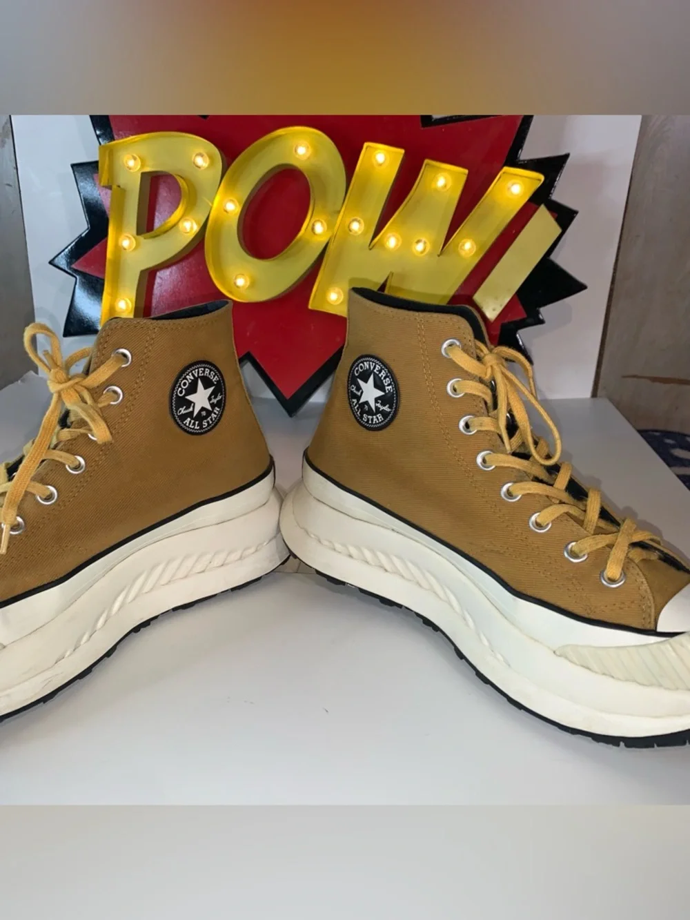 Converse Chuck 70 AT-CX High platform - Bunt Honey; Men’s 10.5 -Used No Box - Picture 6 of 11